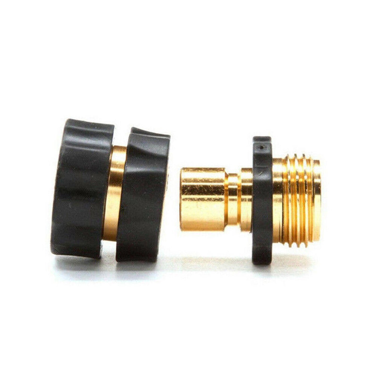 4 Set 3/4 Inch Garden Hose Fitting Quick Connector Male and Female Set