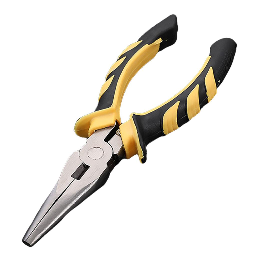 Heavy Duty Combination Pliers with Wire Stripper for Electrician Tools 6 inch pointed head