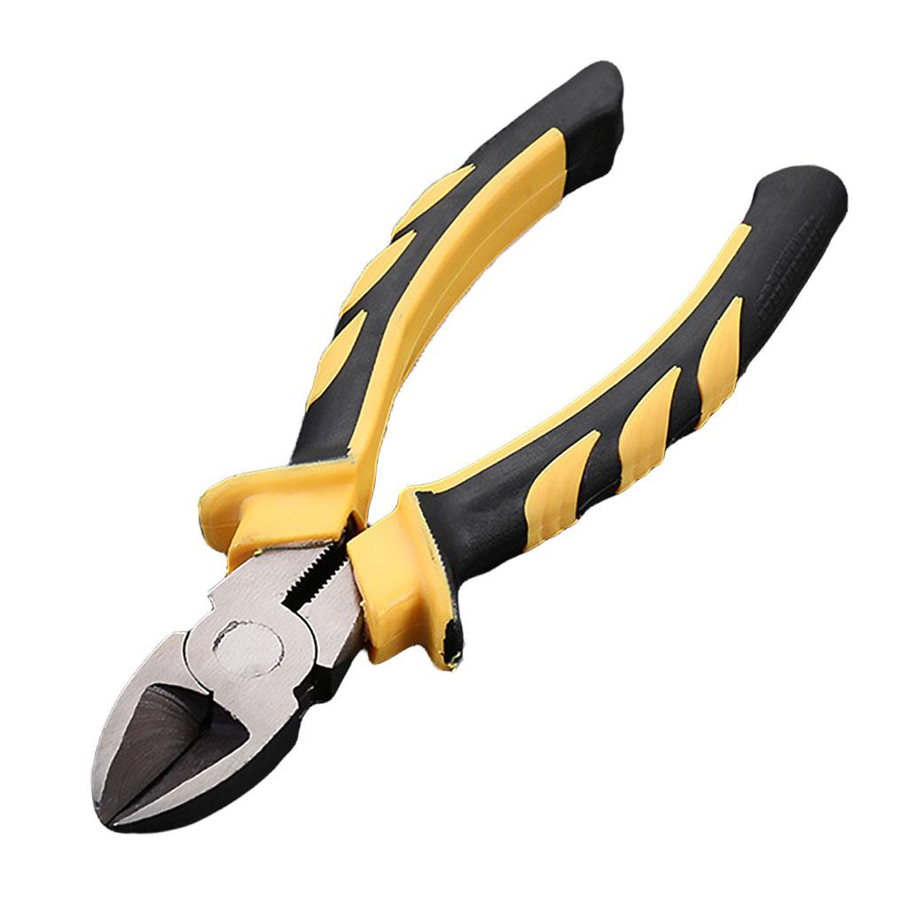 Heavy Duty Combination Pliers with Wire Stripper for Electrician Tools 6 inch oblique head