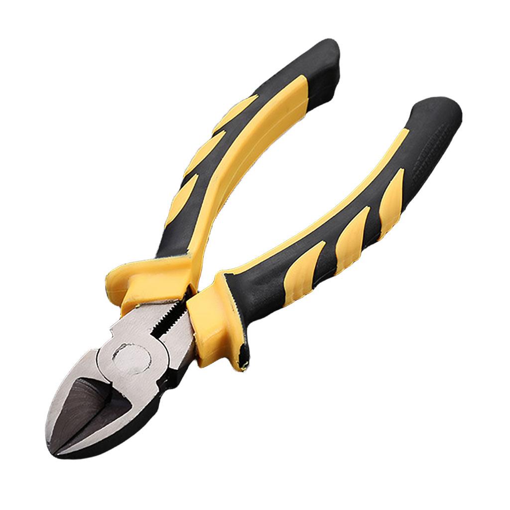 Heavy Duty Combination Pliers with Wire Stripper for Electrician Tools 8 inch oblique head