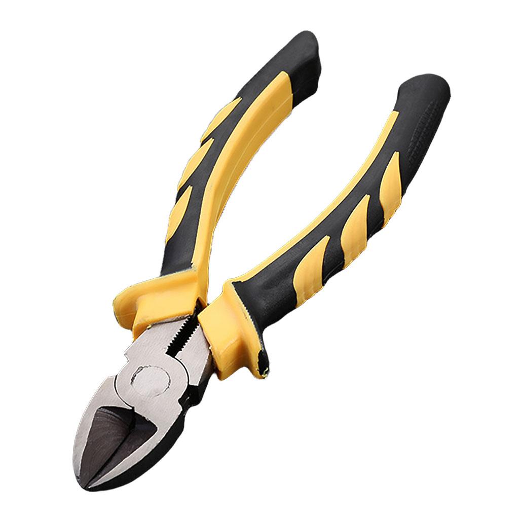 Heavy Duty Combination Pliers with Wire Stripper for Electrician Tools 8 inch oblique head