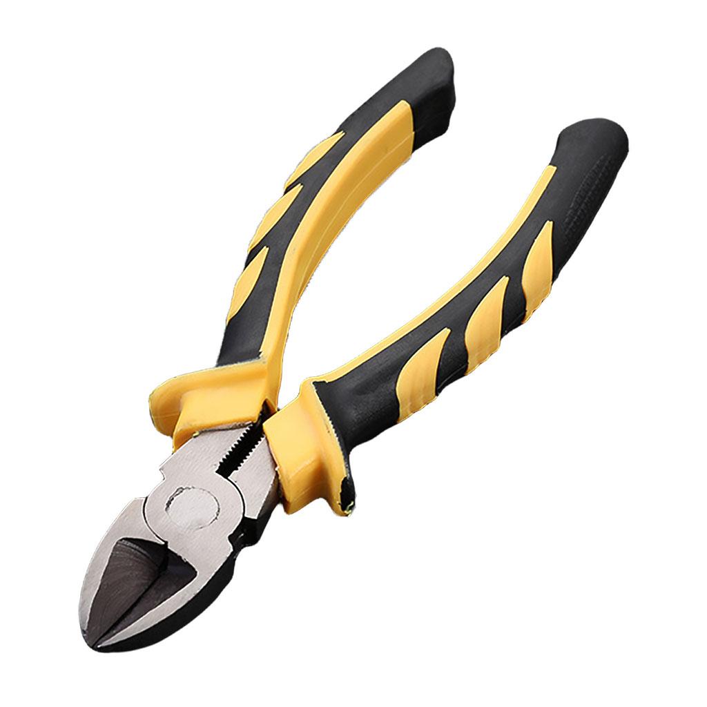 Heavy Duty Combination Pliers with Wire Stripper for Electrician Tools 8 inch oblique head