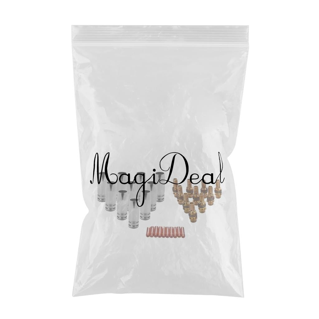 30Pcs Consumables Mig Torch Gas Nozzle TIP Holder for 15AK Welding Torch