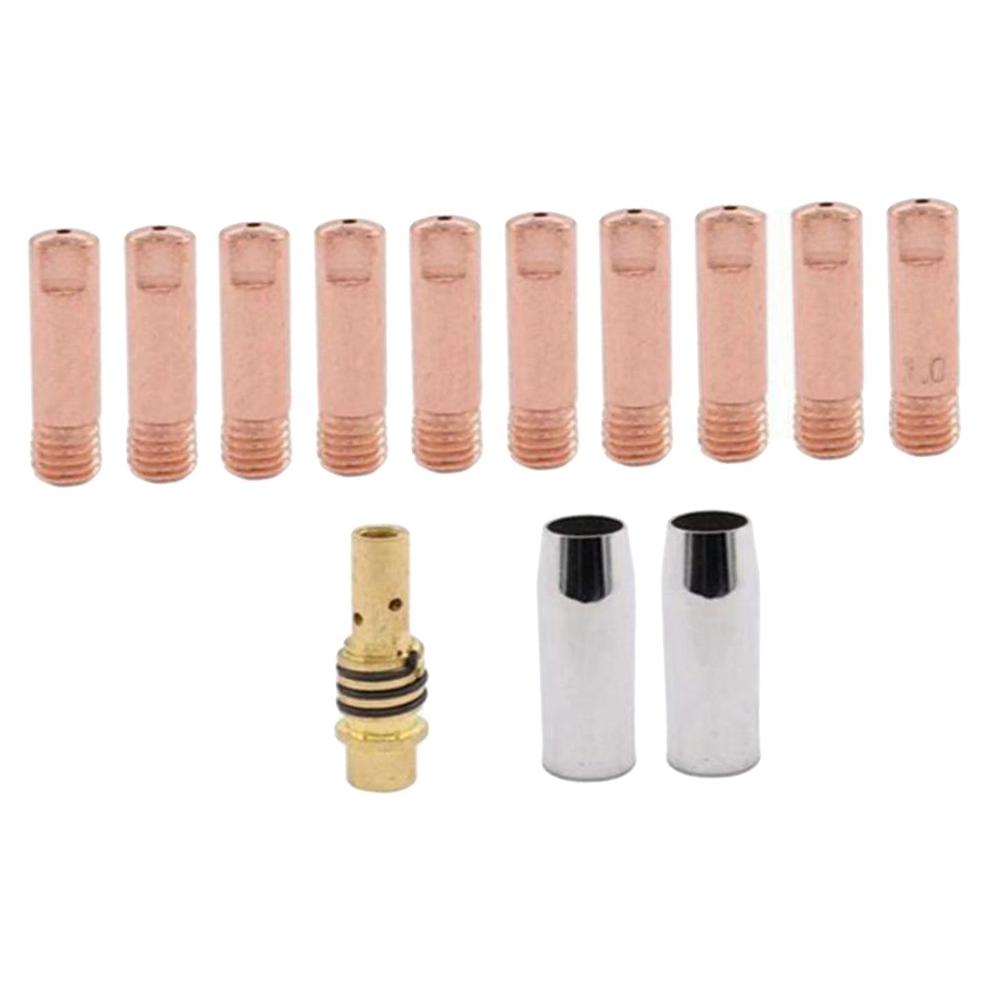 13 X Welding Gun Accessories Kit 15AK Welding Gun Consumables Welding Nozzle Nozzle 0.8mm