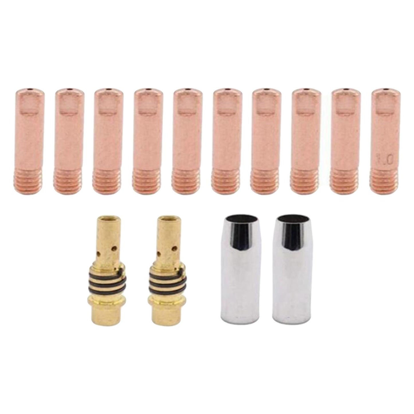 Consumables Mig Torch Gas Nozzle TIP Holder for 15AK Torch Welding 1.2mm