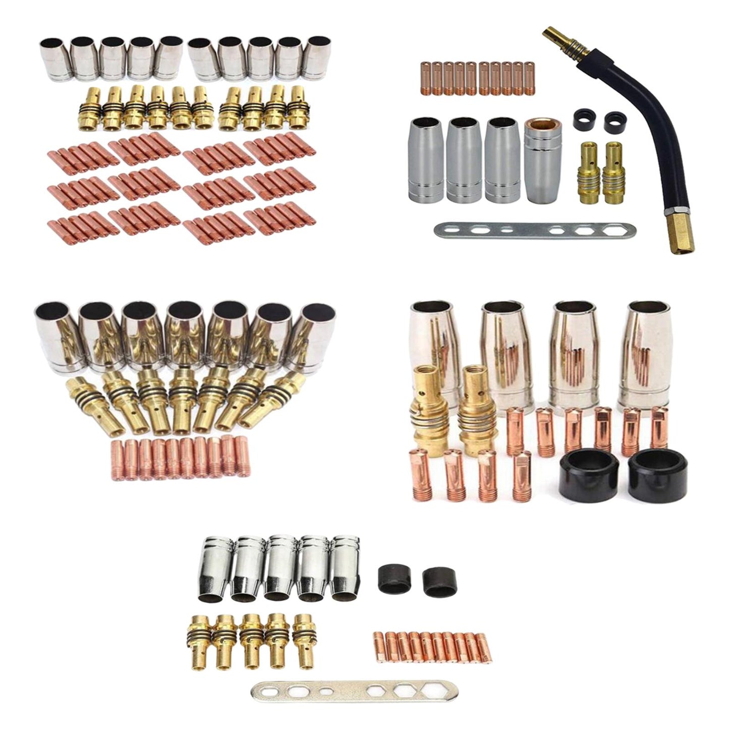 Metal MB15AK Welding Torchs Nozzles Equipment Accessories Kits Welding Job 23 piece set