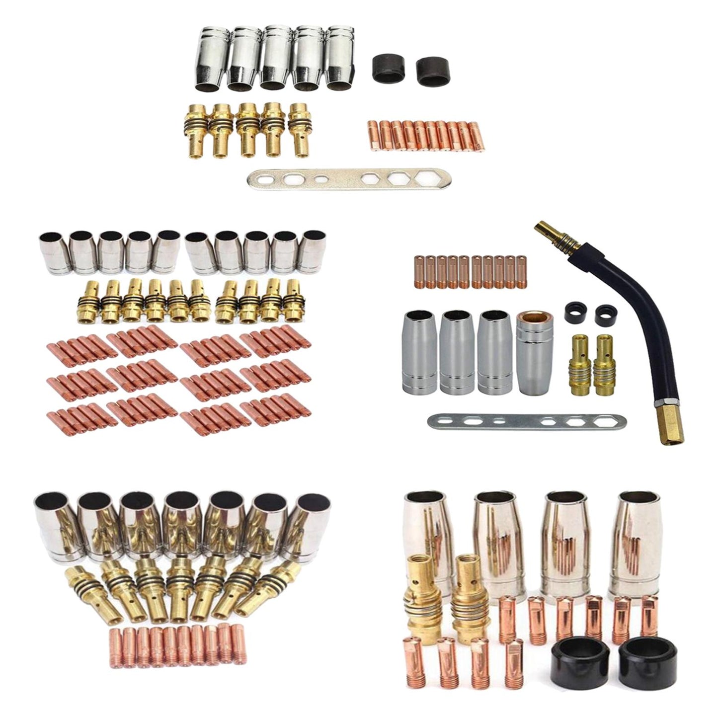 Metal MB15AK Welding Torchs Nozzles Equipment Accessories Kits Welding Job 23 piece set