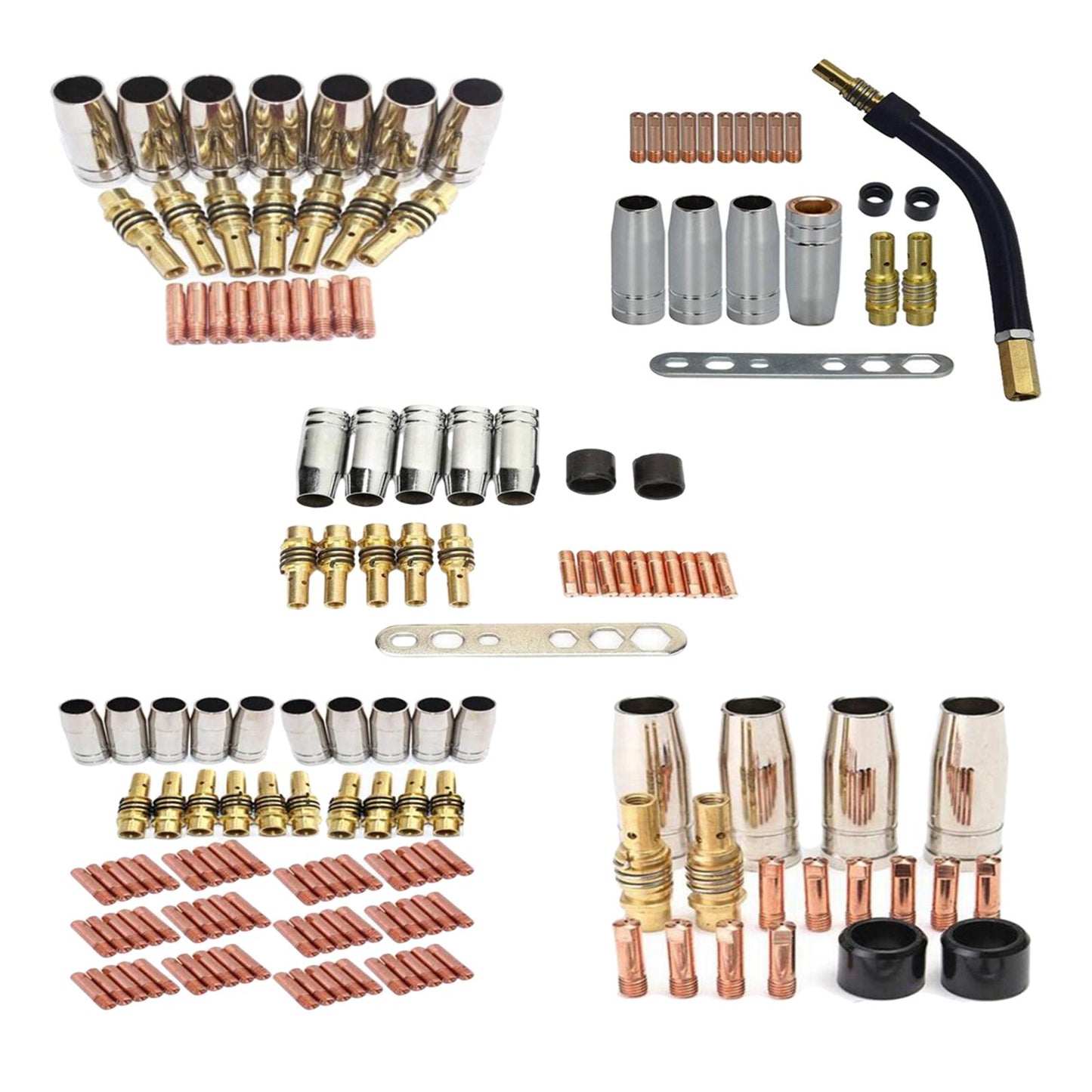 Metal MB15AK Welding Torchs Nozzles Equipment Accessories Kits Welding Job 23 piece set