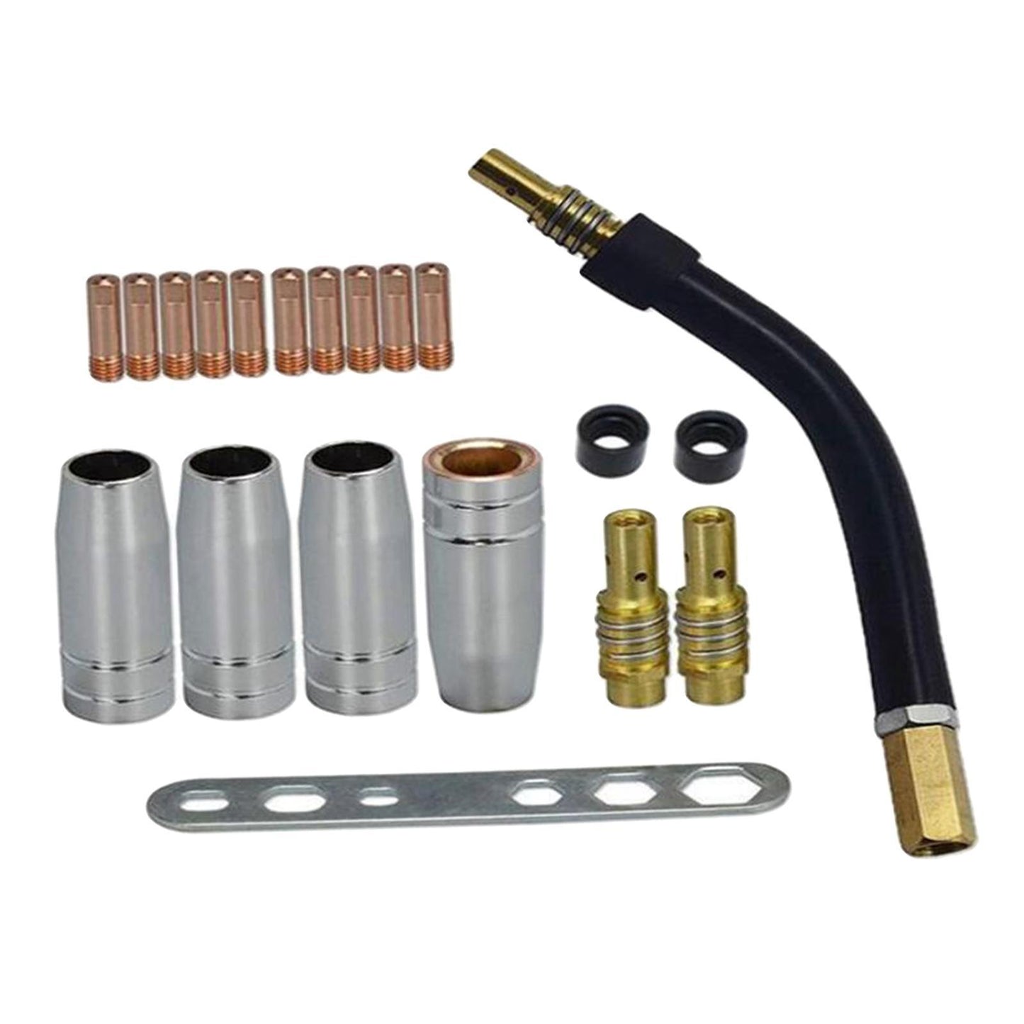 Metal MB15AK Welding Torchs Nozzles Equipment Accessories Kits Welding Job 20 piece set