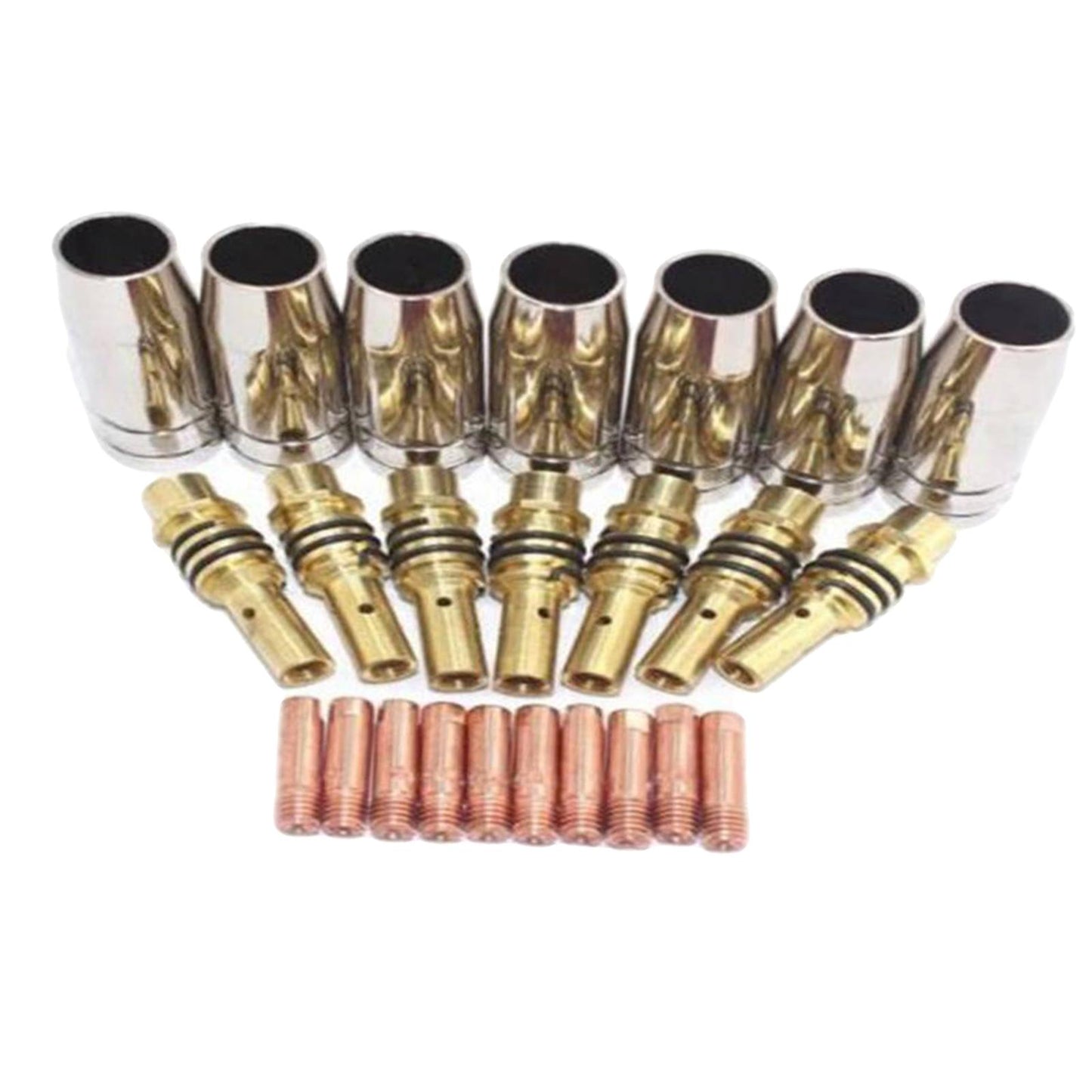 Metal MB15AK Welding Torchs Nozzles Equipment Accessories Kits Welding Job 24 piece set