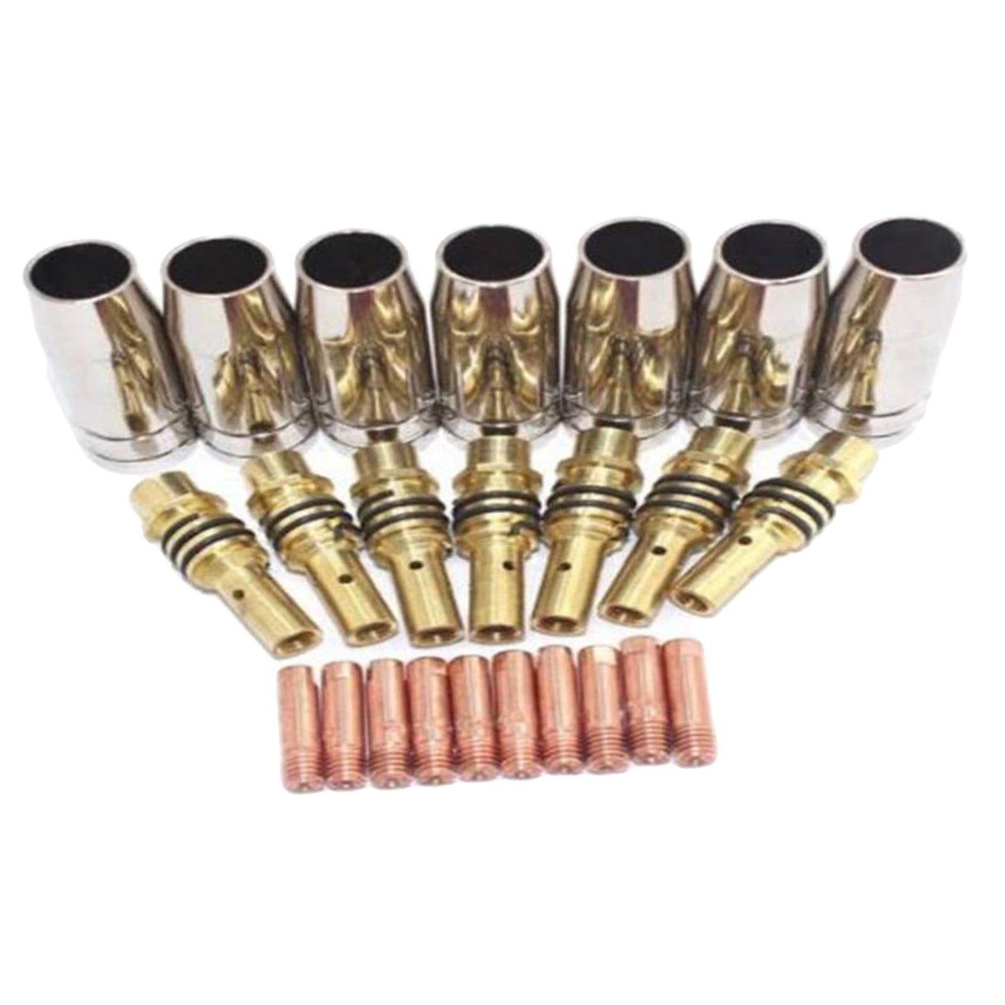 Metal MB15AK Welding Torchs Nozzles Equipment Accessories Kits Welding Job 24 piece set