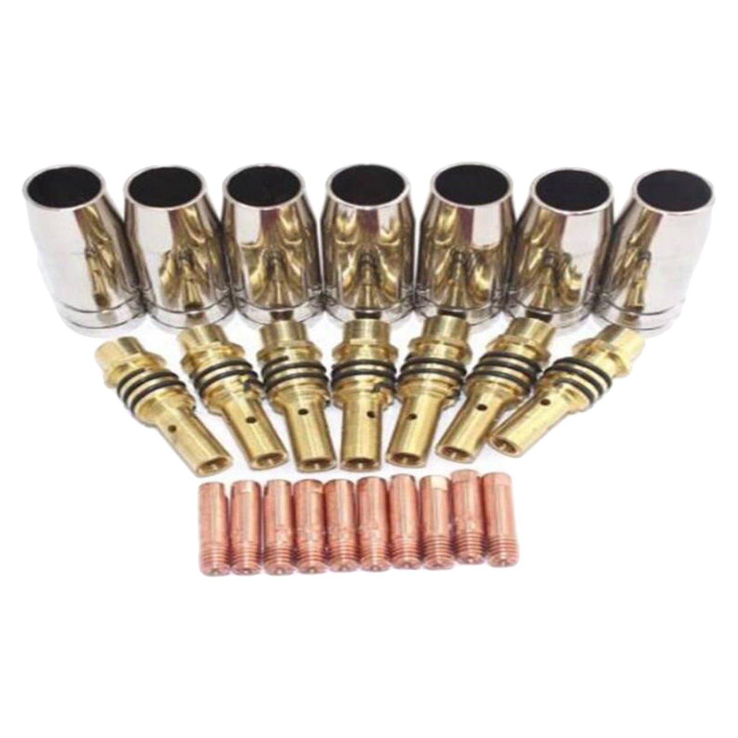 Metal MB15AK Welding Torchs Nozzles Equipment Accessories Kits Welding Job 24 piece set