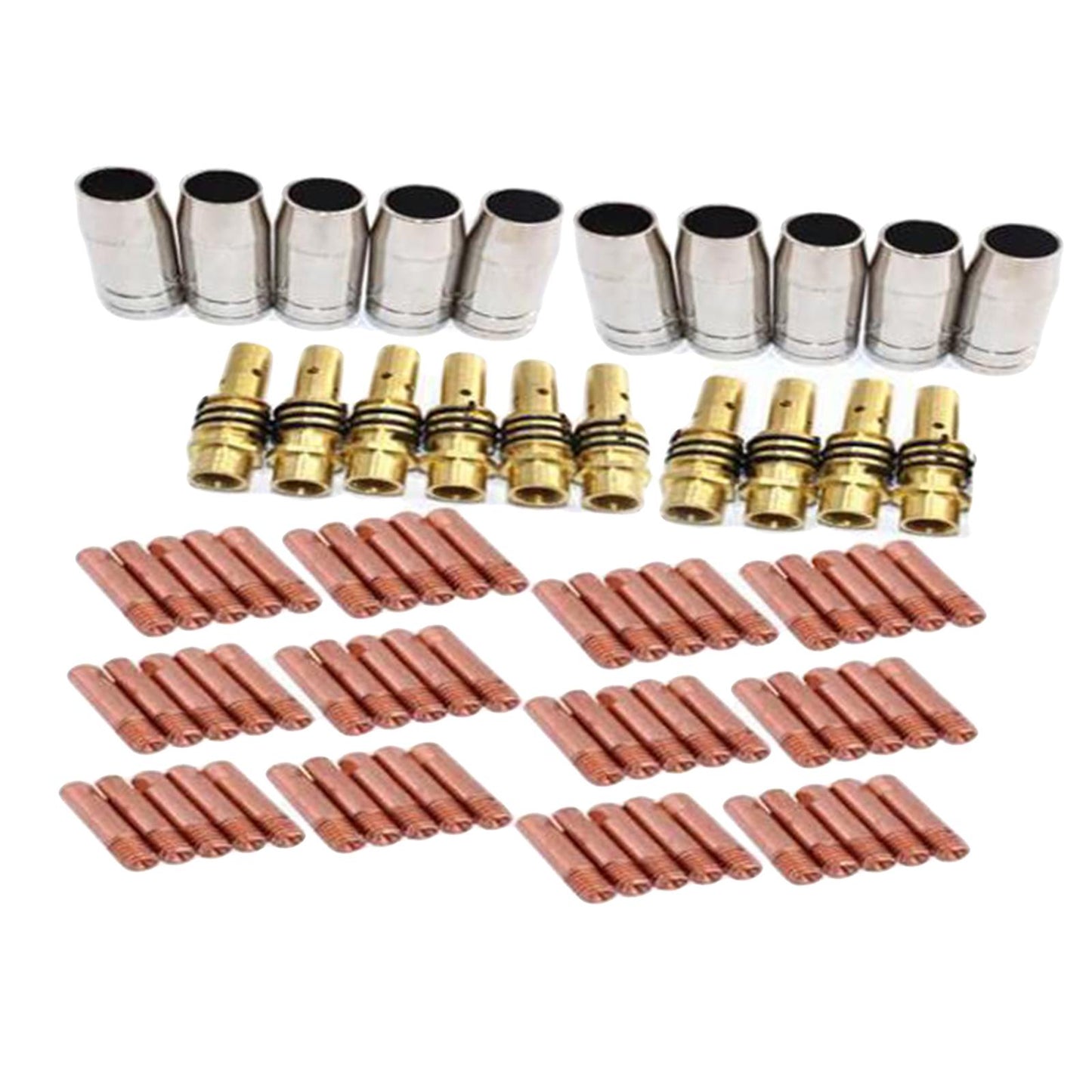 Metal MB15AK Welding Torchs Nozzles Equipment Accessories Kits Welding Job 80 piece set