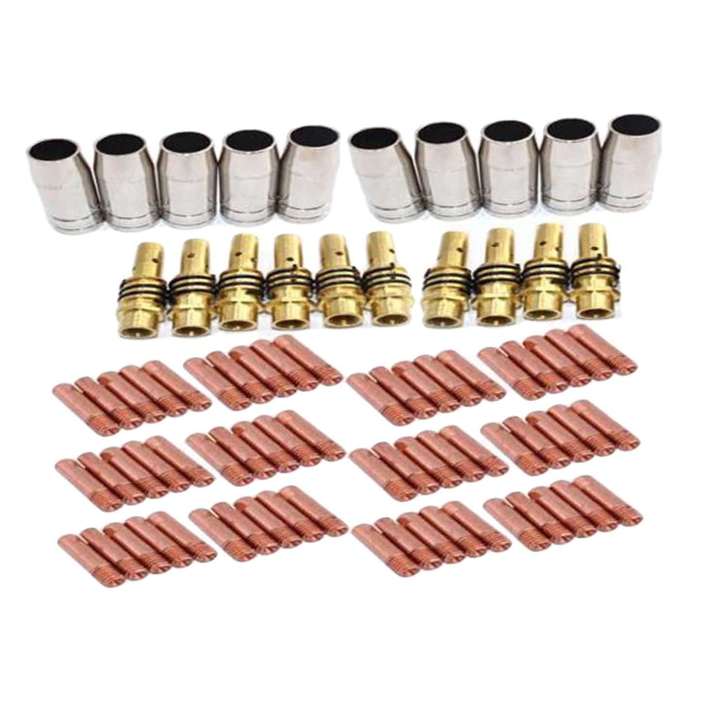 Metal MB15AK Welding Torchs Nozzles Equipment Accessories Kits Welding Job 80 piece set