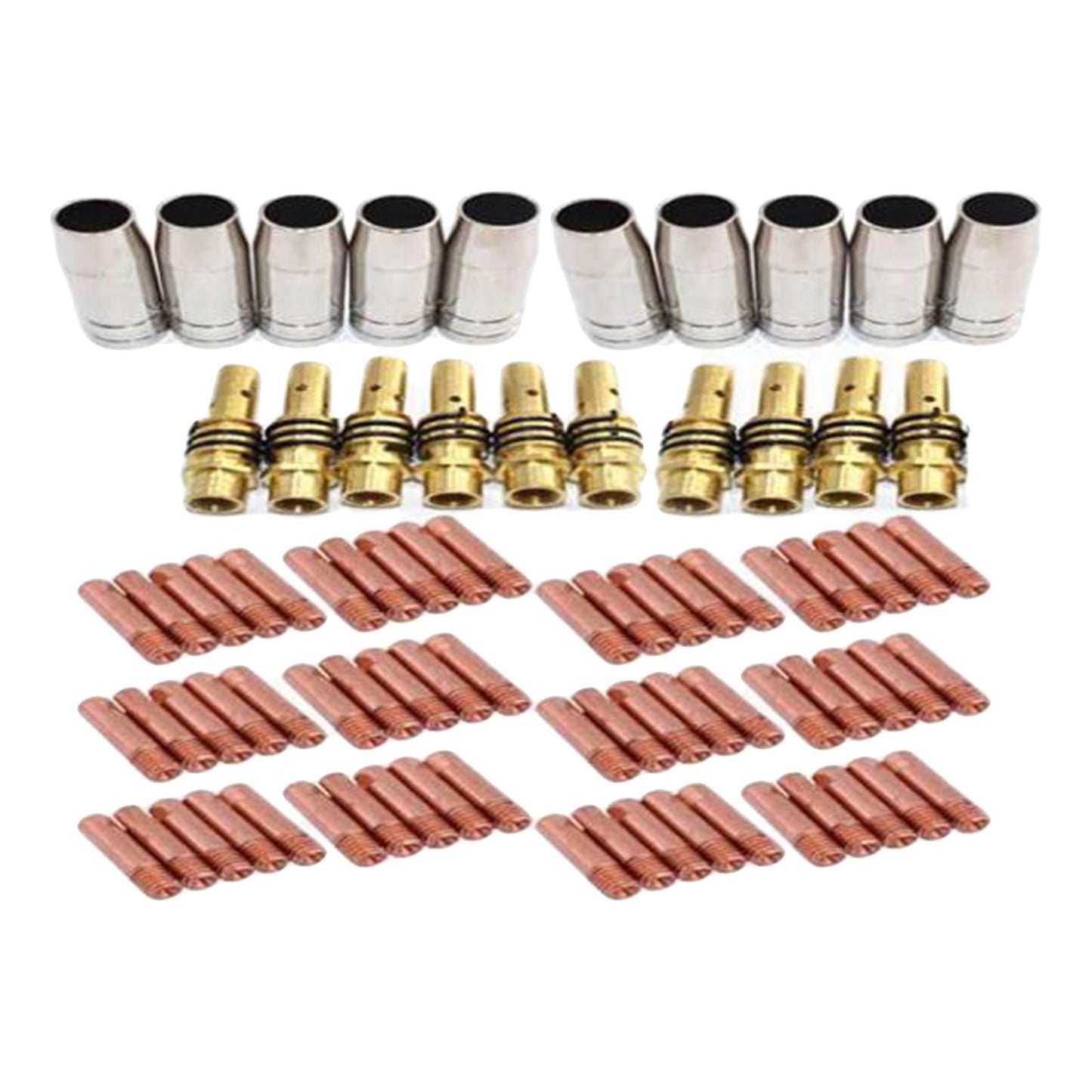 Metal MB15AK Welding Torchs Nozzles Equipment Accessories Kits Welding Job 80 piece set