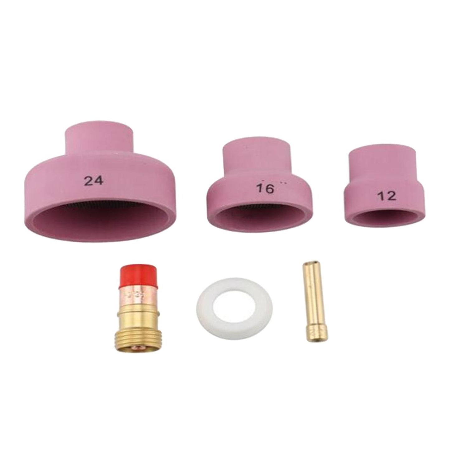Set of 6 Ceramic Nozzle Kit DIY Jobs Lightweight for DB SR WP 17 18 26