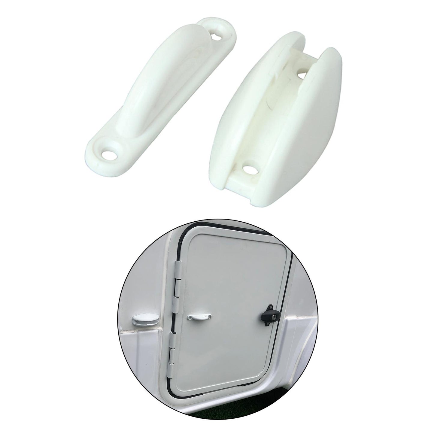 Door Stop Retaining Catch Holder Door Retainer Replacement White