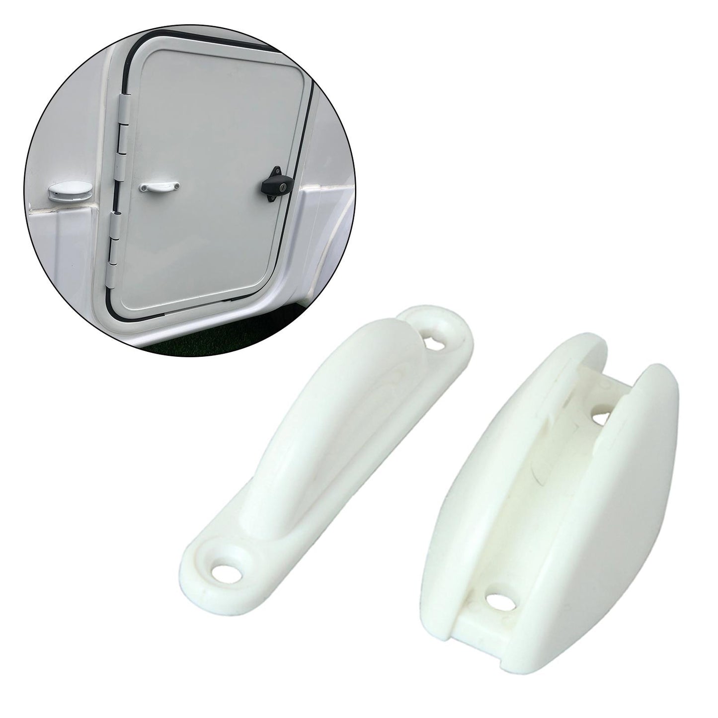 Door Stop Retaining Catch Holder Door Retainer Replacement White