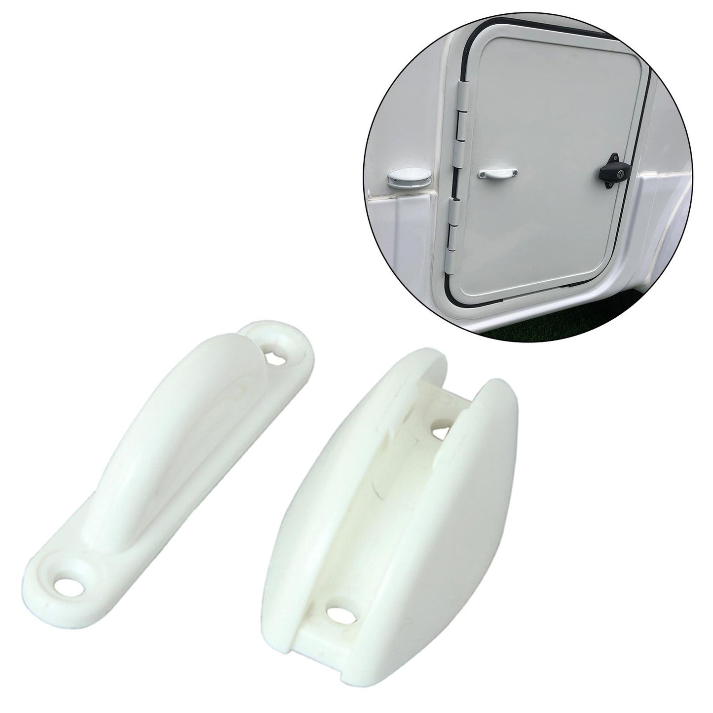 Door Stop Retaining Catch Holder Door Retainer Replacement White