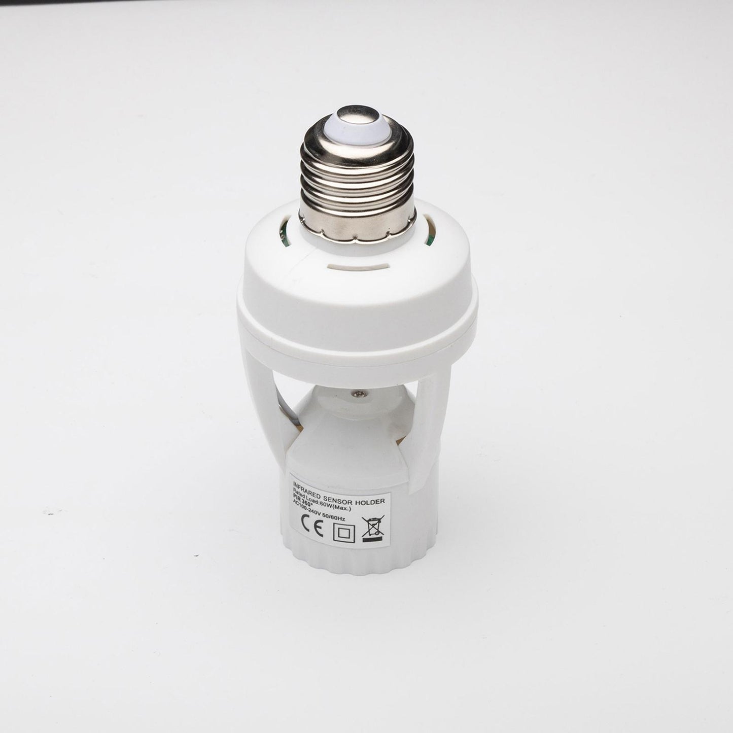 PIR Motion Sensor Light Socket E27 Plug Socket AC for Hallway Storage Room