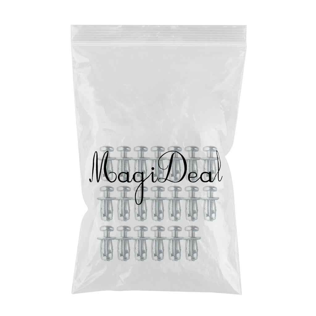20x Jack Nuts Hollow M5 M6 Tool Nut Thins Dowels Screw Petal Nut Expansion M6x25