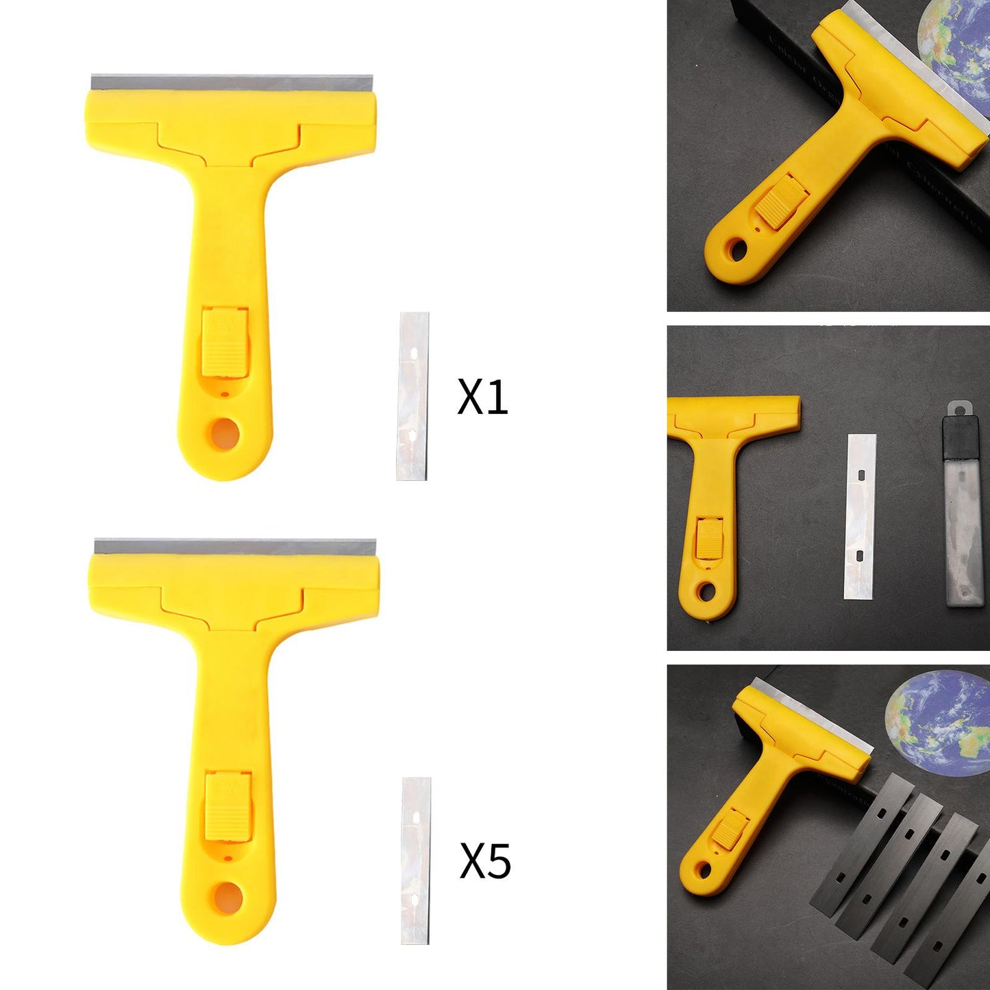 Razor Blade Scraper Ceramic Stove Scraper Tool for Car Windshield 1 Piece