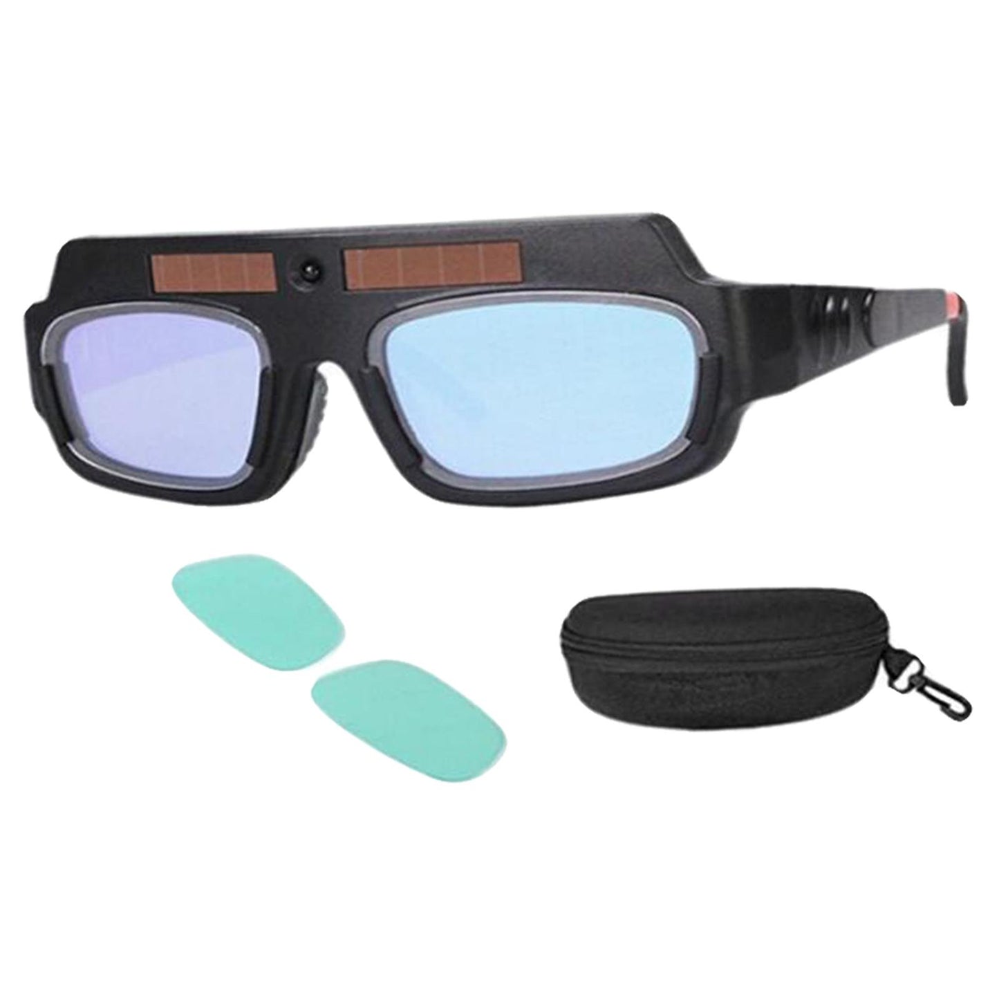 Auto Darkening Welding Goggles Solar Powered Eye Protection Welding Glasses