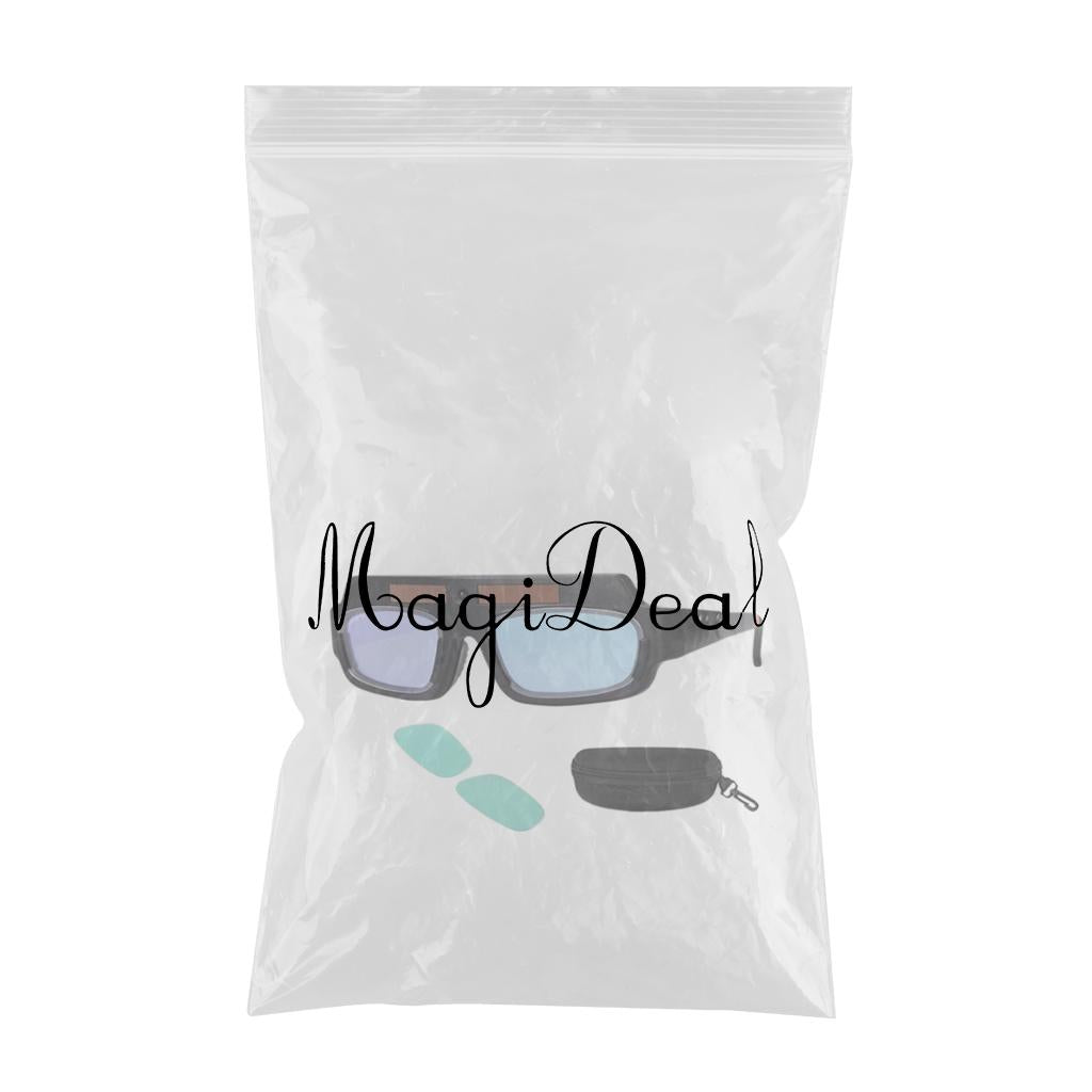 Auto Darkening Welding Goggles Solar Powered Eye Protection Welding Glasses