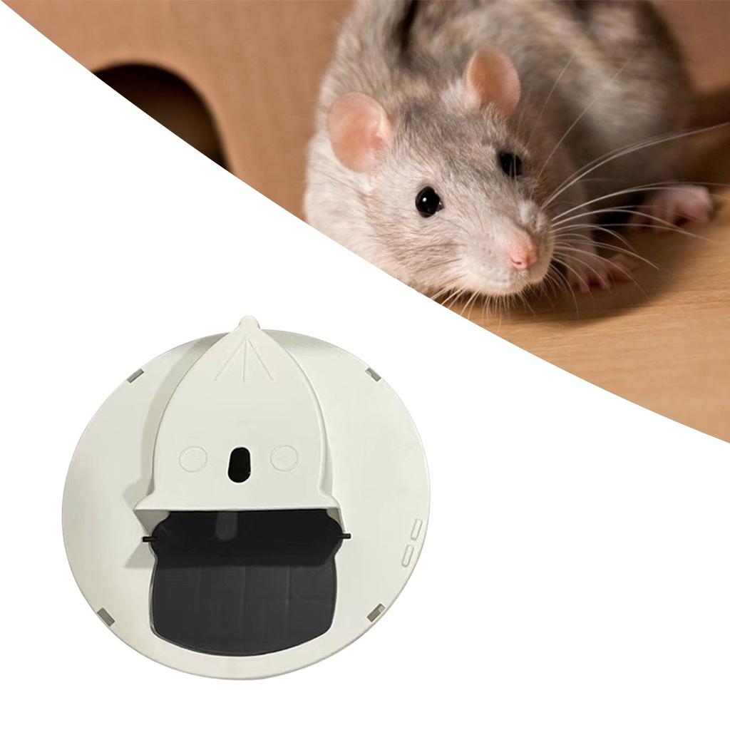 Reusable Mouse Trap Bucket Smart Humane or Lethal Auto Reset for Household white