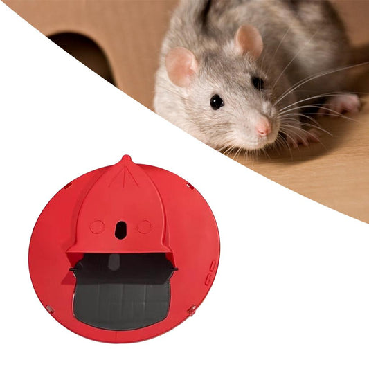 Reusable Mouse Trap Bucket Smart Humane or Lethal Auto Reset for Household red