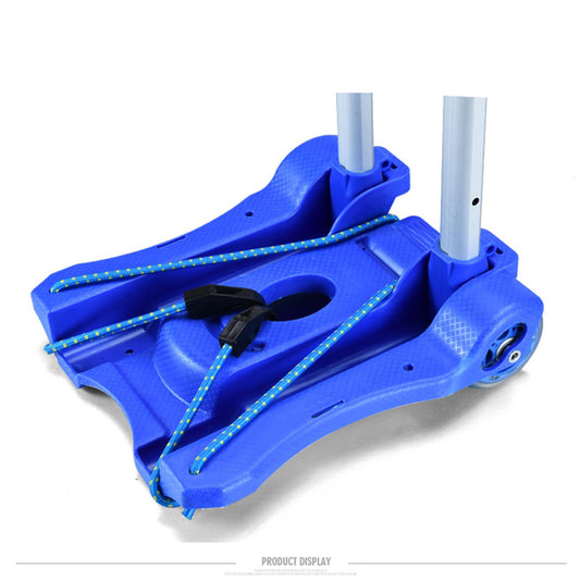 Portable Hand Trolley Cart Load 35kg 2 Wheels for Home Luggage Personal Purple