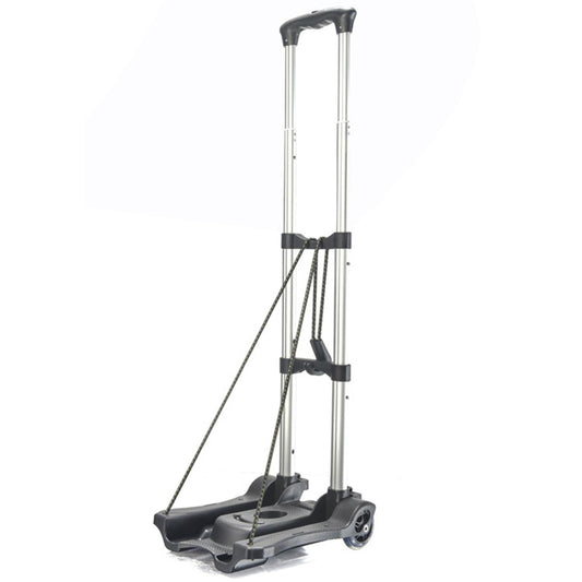 Heavy Duty Folding Hand Trolley Cart Load 35kg with Luggage Case for Luggage Black