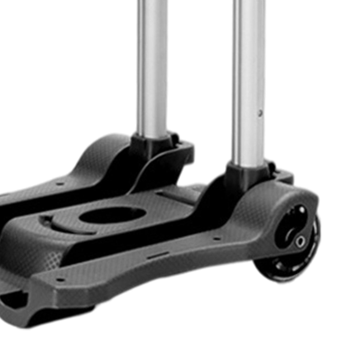 Heavy Duty Folding Hand Trolley Cart Load 35kg with Luggage Case for Luggage Black