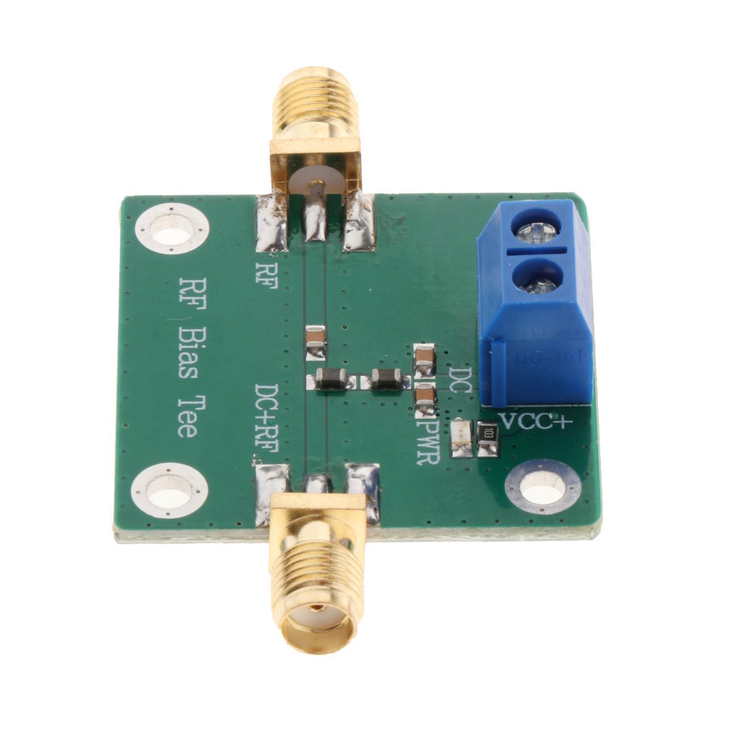 33x33mm DC Bias Blocker RF Microwave 50V 10-6000MHz DC-Blocker for Ham SMA-K