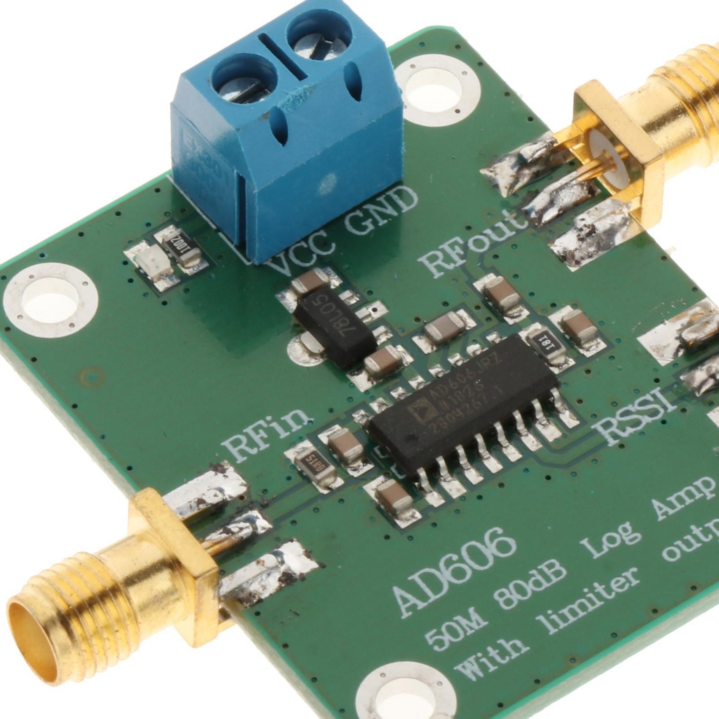 Logarithmic Amplifier Low Power 65 MW Power Consumption Log Amplifier 50MHz