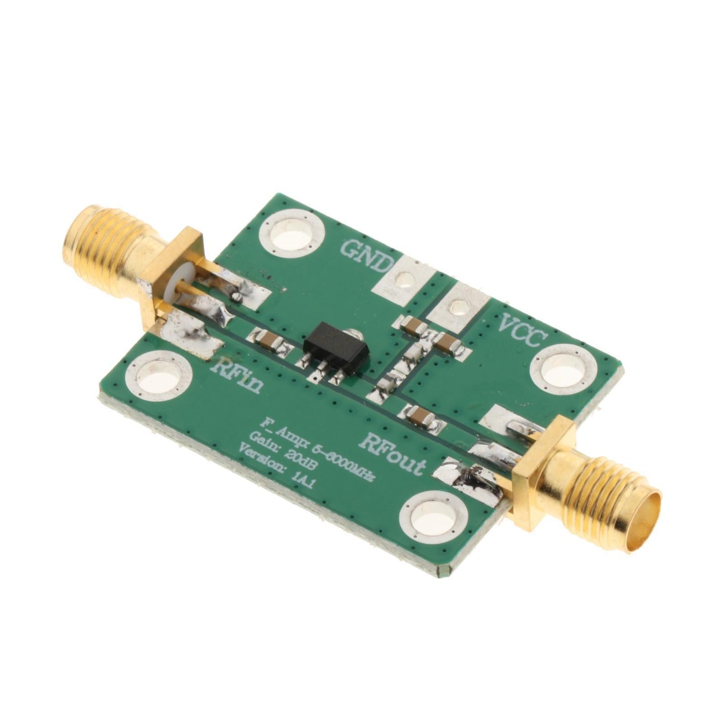 Power Amplifier 20dB GAIN Amplification 5M-6GHz RF for FM Radio Cable TV