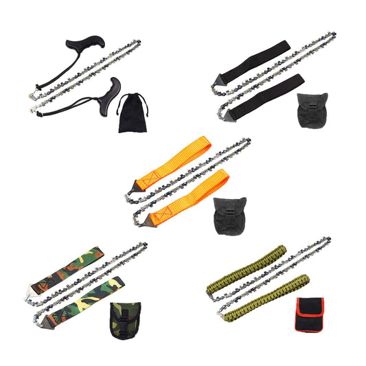 Rope Hand Chain Saw 25 High Reach Limb Hand Chain Saw with Rope Pouch Bag Plastic handle "