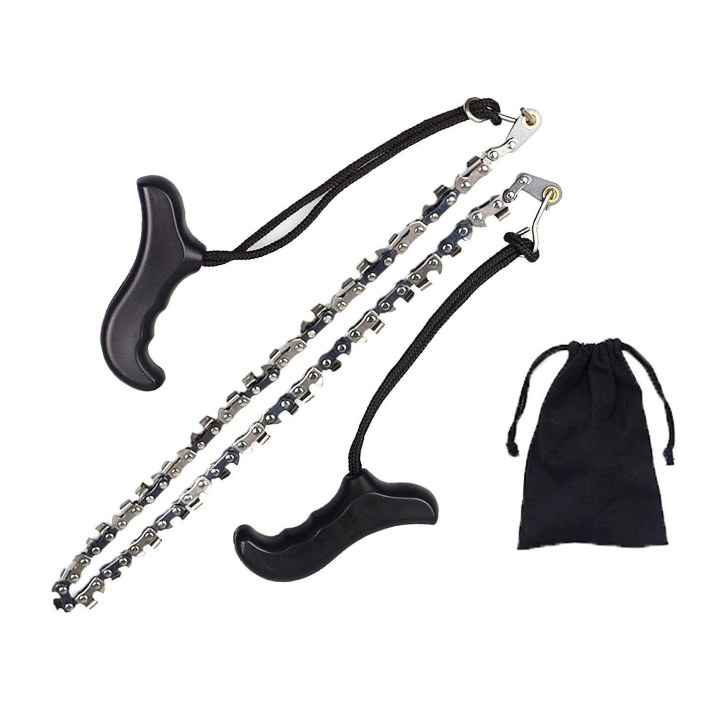 Rope Hand Chain Saw 25 High Reach Limb Hand Chain Saw with Rope Pouch Bag Plastic handle "