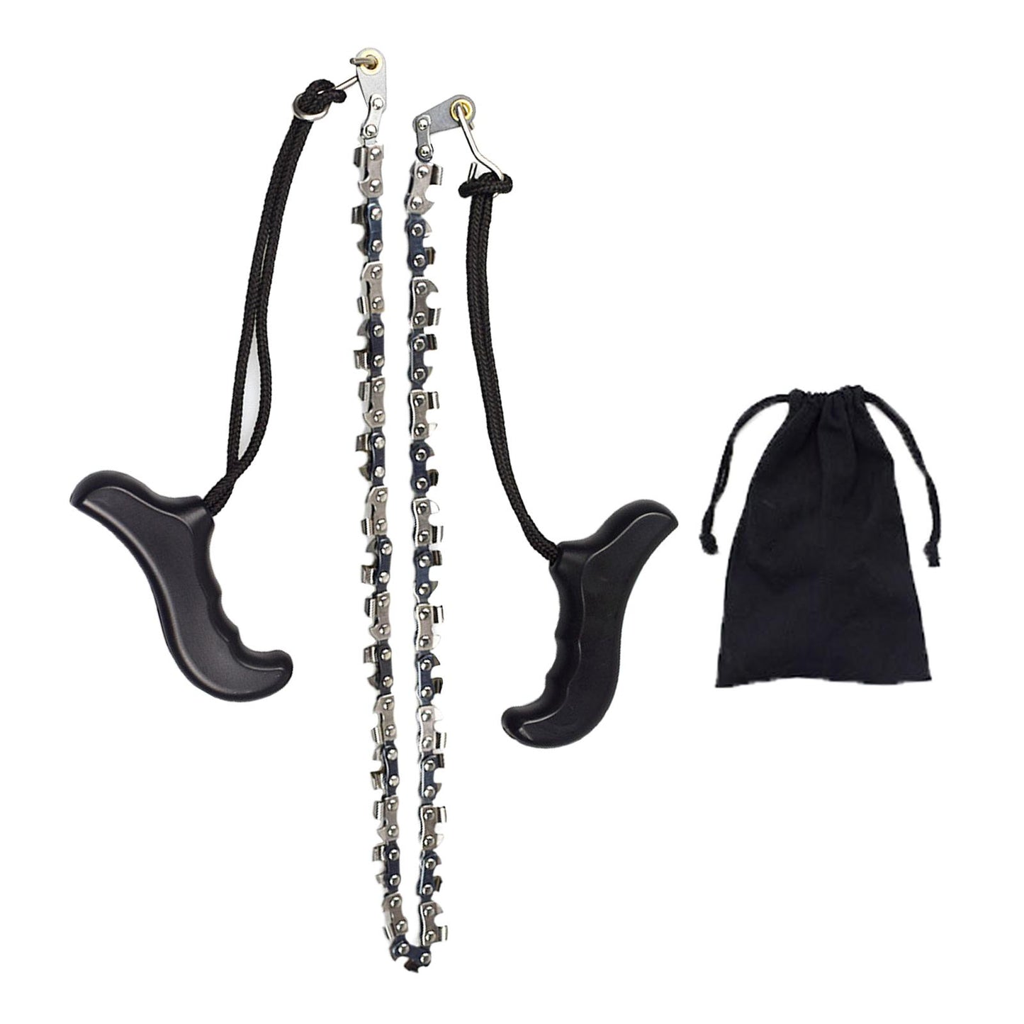 Rope Hand Chain Saw 25 High Reach Limb Hand Chain Saw with Rope Pouch Bag Plastic handle "