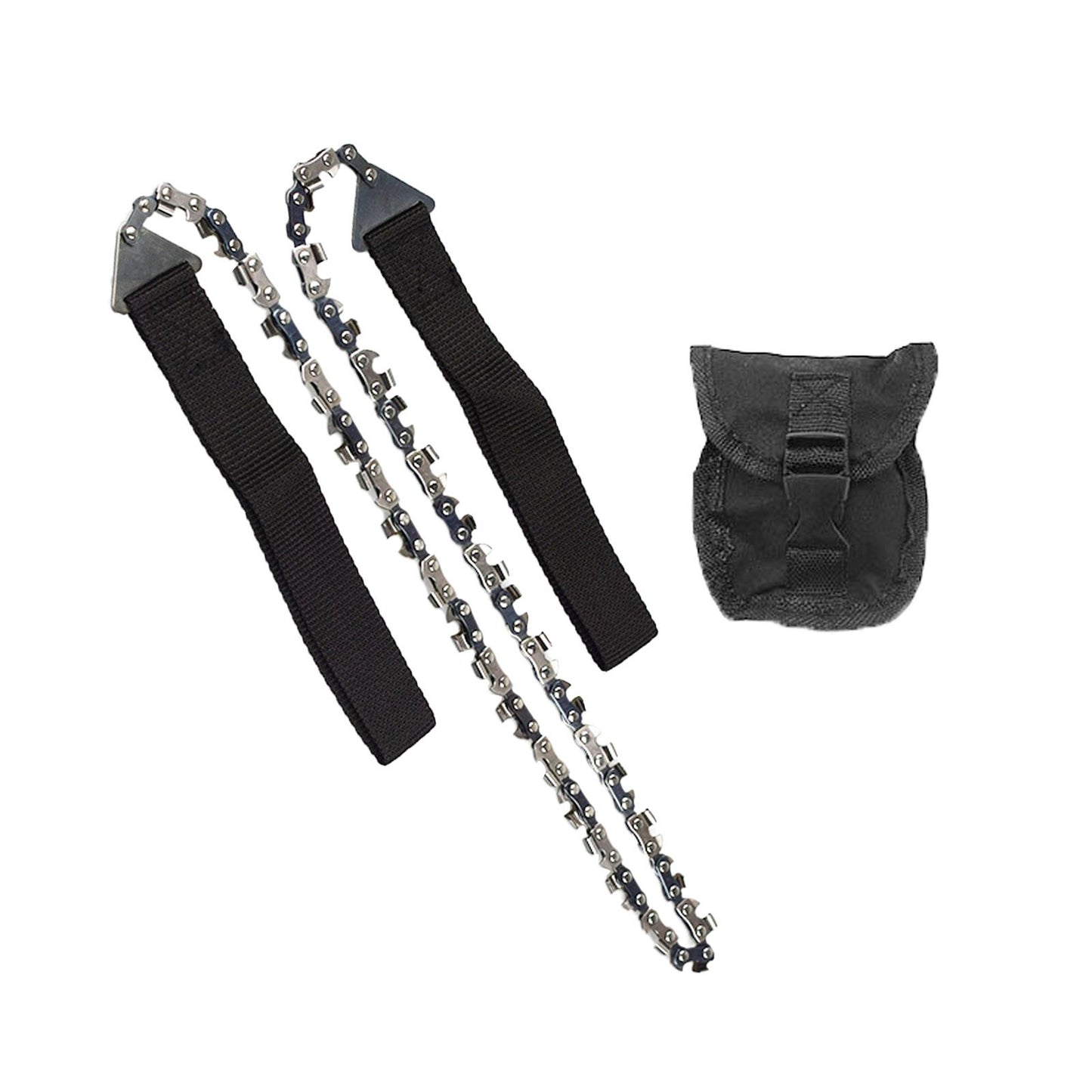 Rope Hand Chain Saw 25 High Reach Limb Hand Chain Saw with Rope Pouch Bag Black"