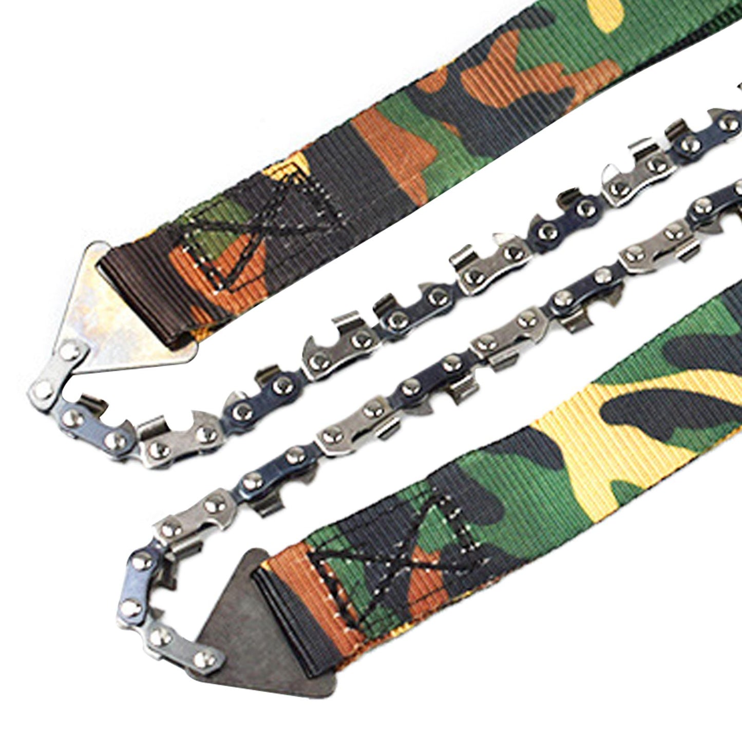 Rope Hand Chain Saw 25 High Reach Limb Hand Chain Saw with Rope Pouch Bag Camouflage "