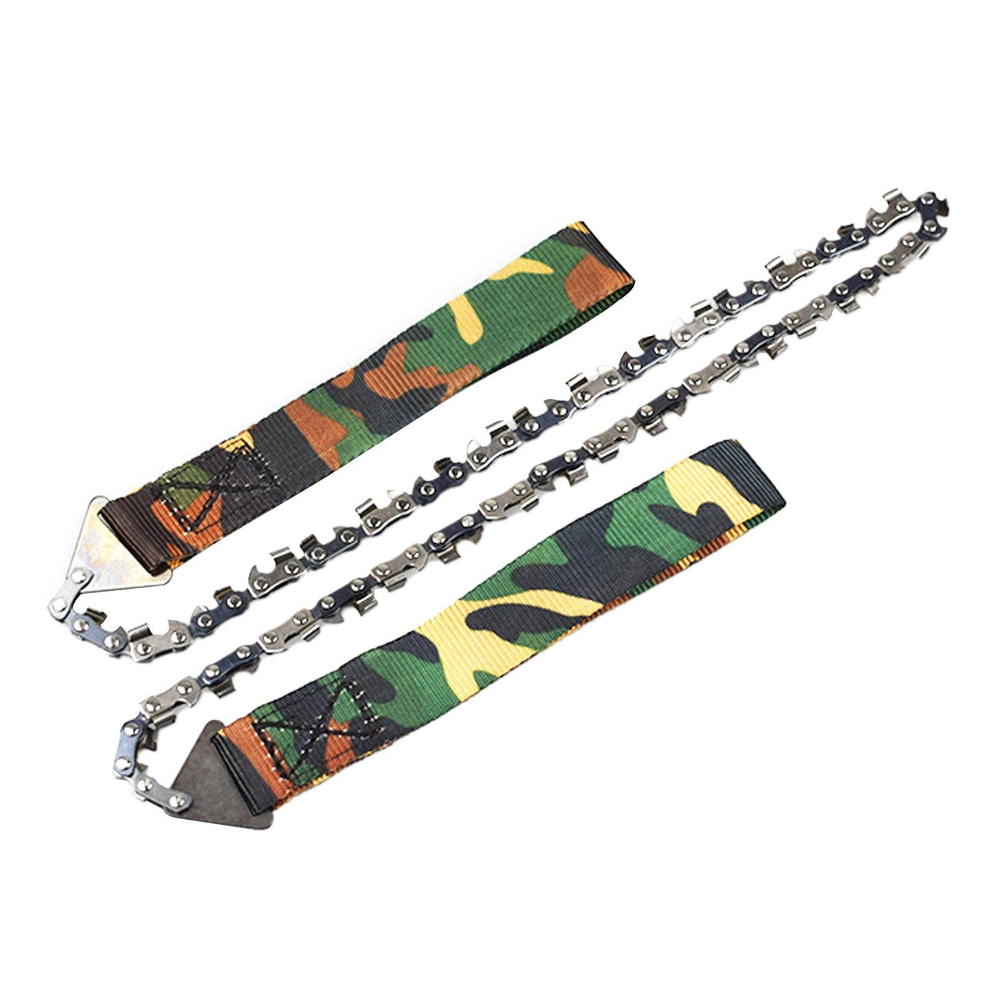 Rope Hand Chain Saw 25 High Reach Limb Hand Chain Saw with Rope Pouch Bag Camouflage "
