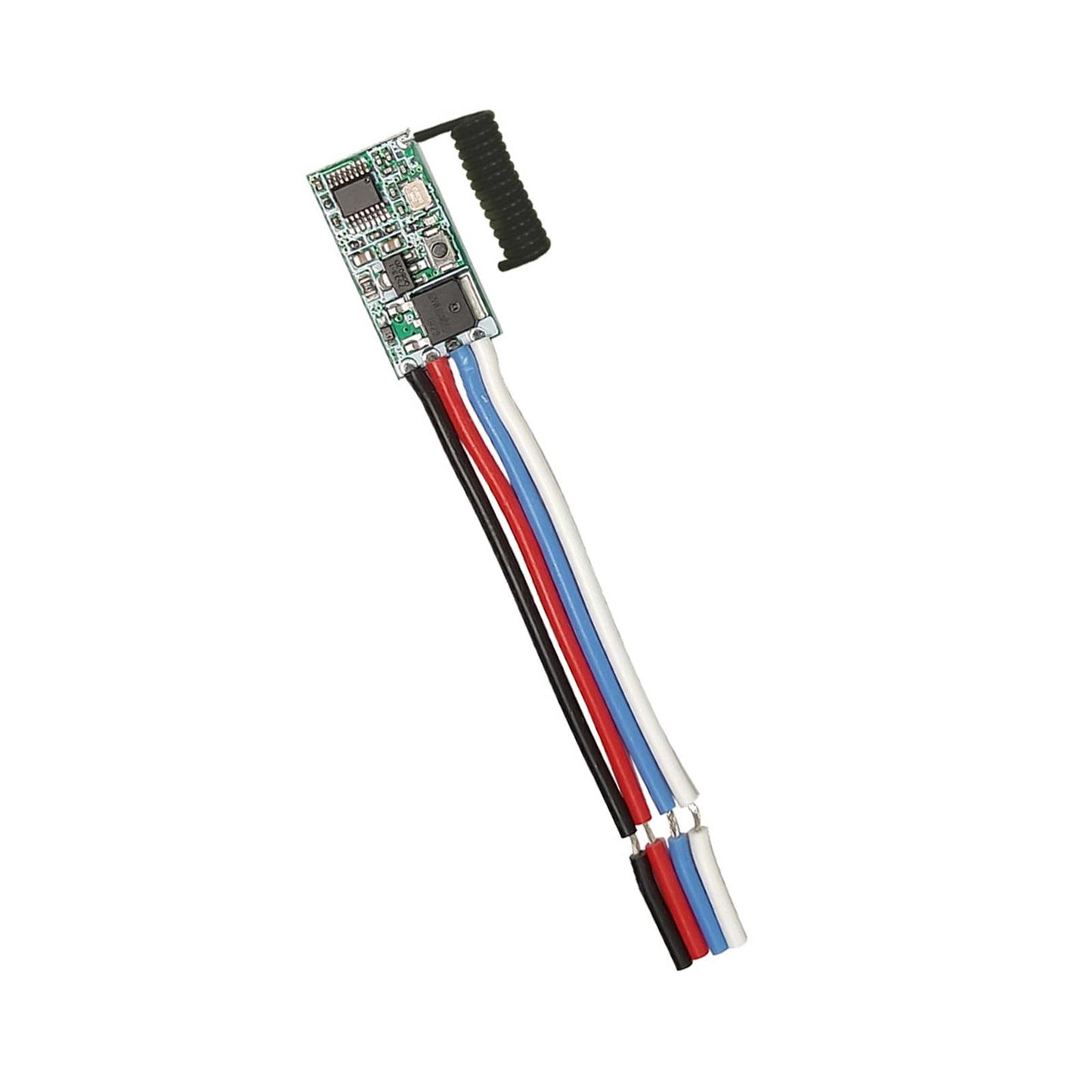 Wireless Remote Control Switch Micro Module Upgrade for LED Light Controller Black Spring Antenna
