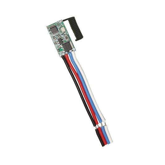 Wireless Remote Control Switch Micro Module Upgrade for LED Light Controller Black Spring Antenna