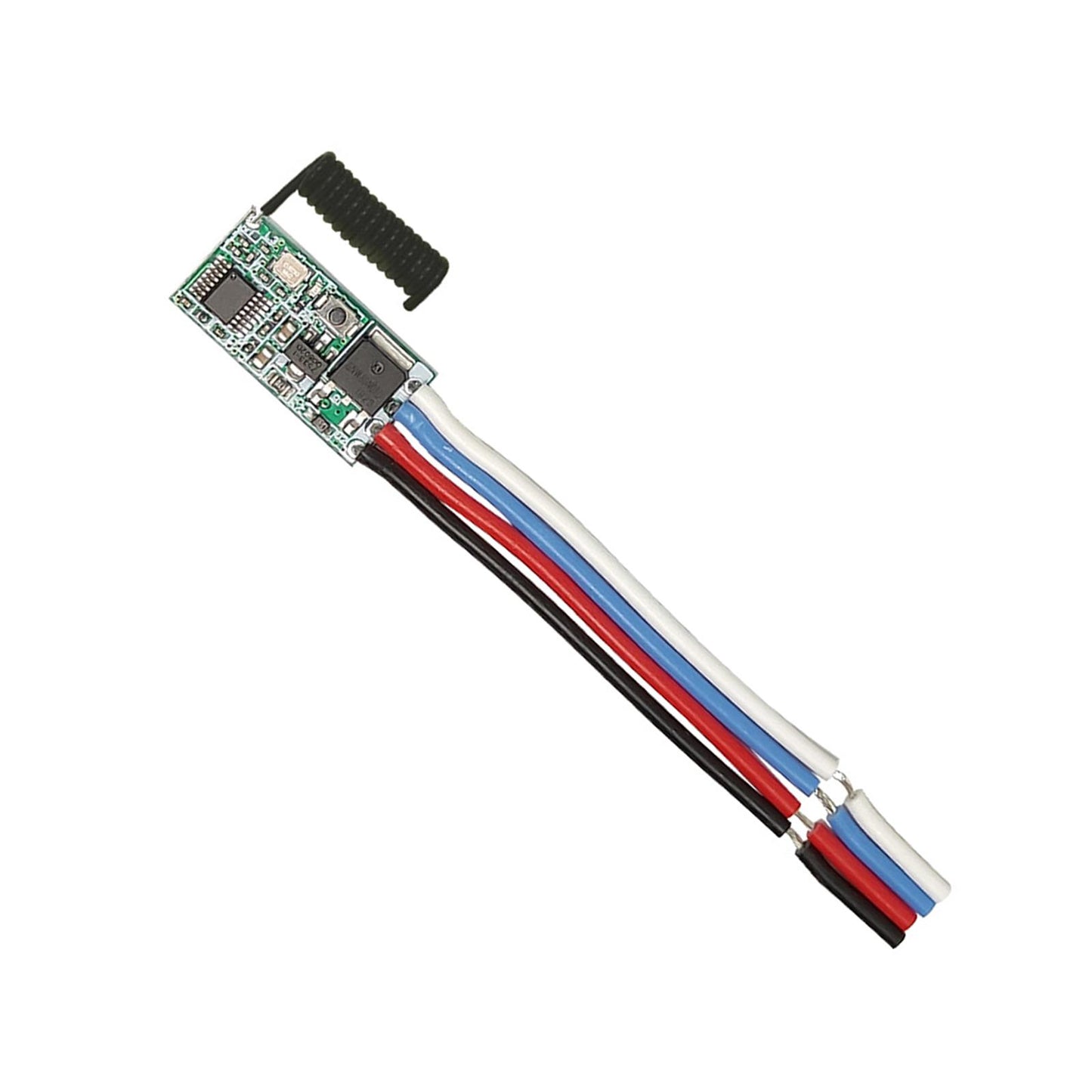 Wireless Remote Control Switch Micro Module Upgrade for LED Light Controller Black Spring Antenna