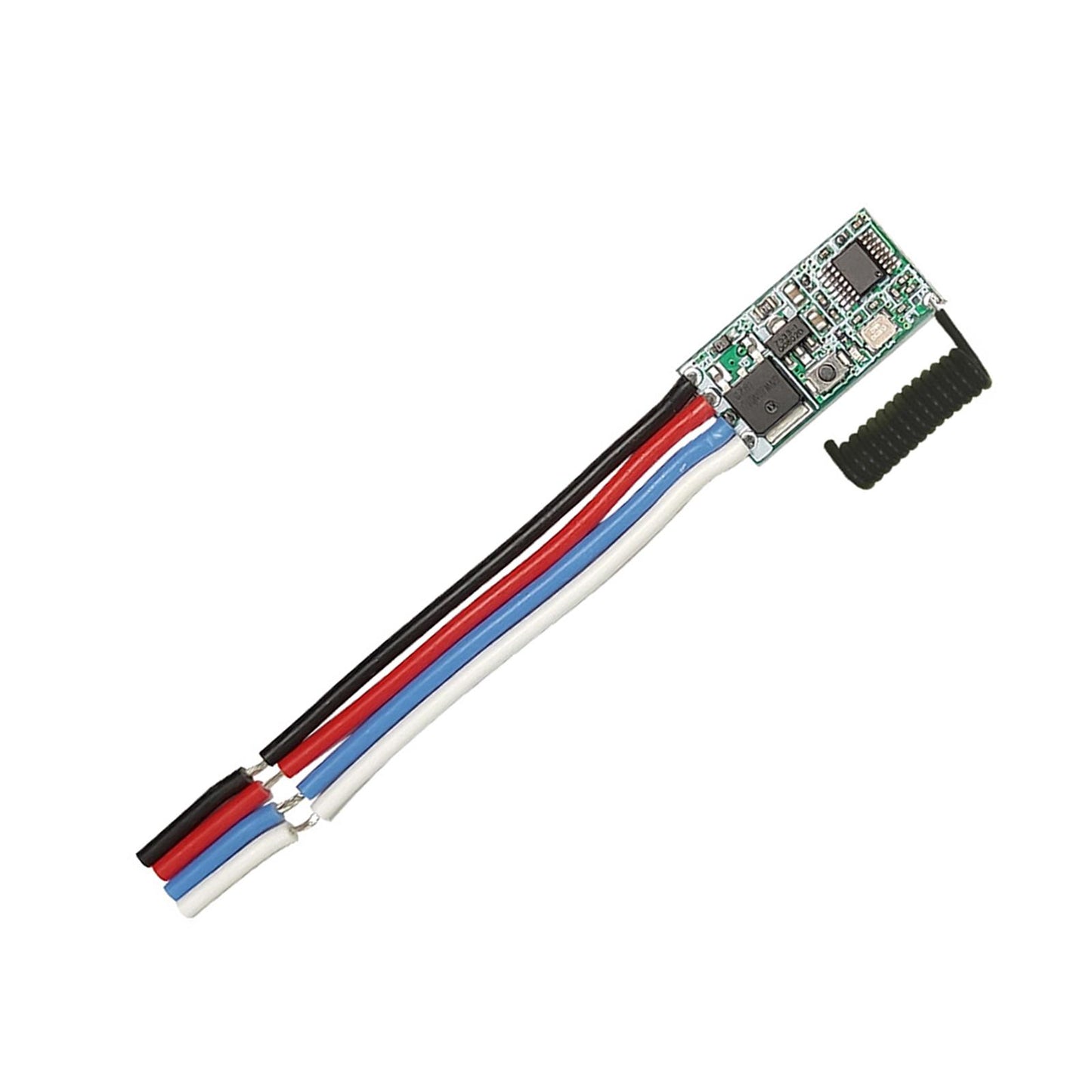 Wireless Remote Control Switch Micro Module Upgrade for LED Light Controller Black Spring Antenna