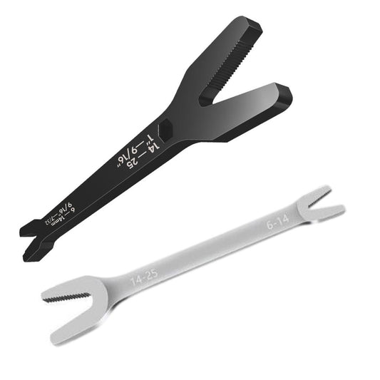 Y Shaped Wrench Spanner Universal Self-tightening Wrench Black