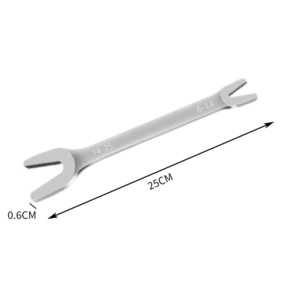 Y Shaped Wrench Spanner Universal Self-tightening Wrench White
