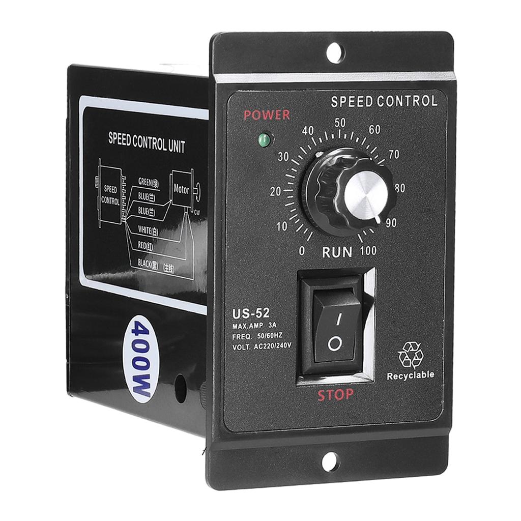 AC 220V 2A PWM Motor Speed Controller Reversible Switch Regulator Switch