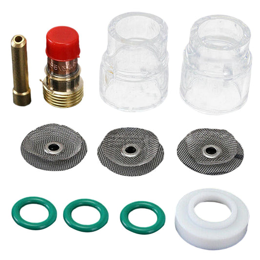 11/Set TIG Torch Kit 2.4mm Collect Kit Stubby Gas Lens for WP17 18 26